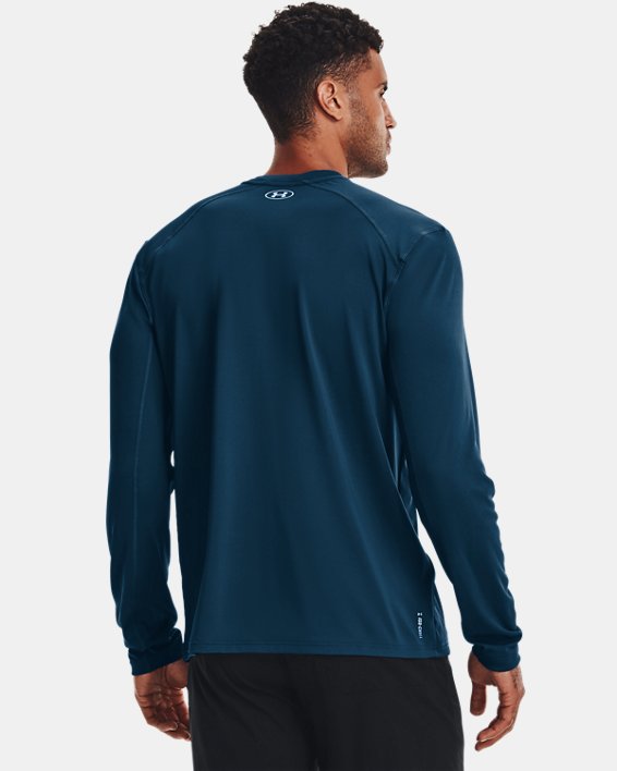 Men's UA Iso-Chill Shorebreak Gradient Long Sleeve, Blue, pdpMainDesktop image number 1